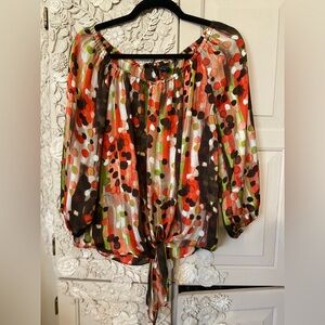 New Directions boho style top size small